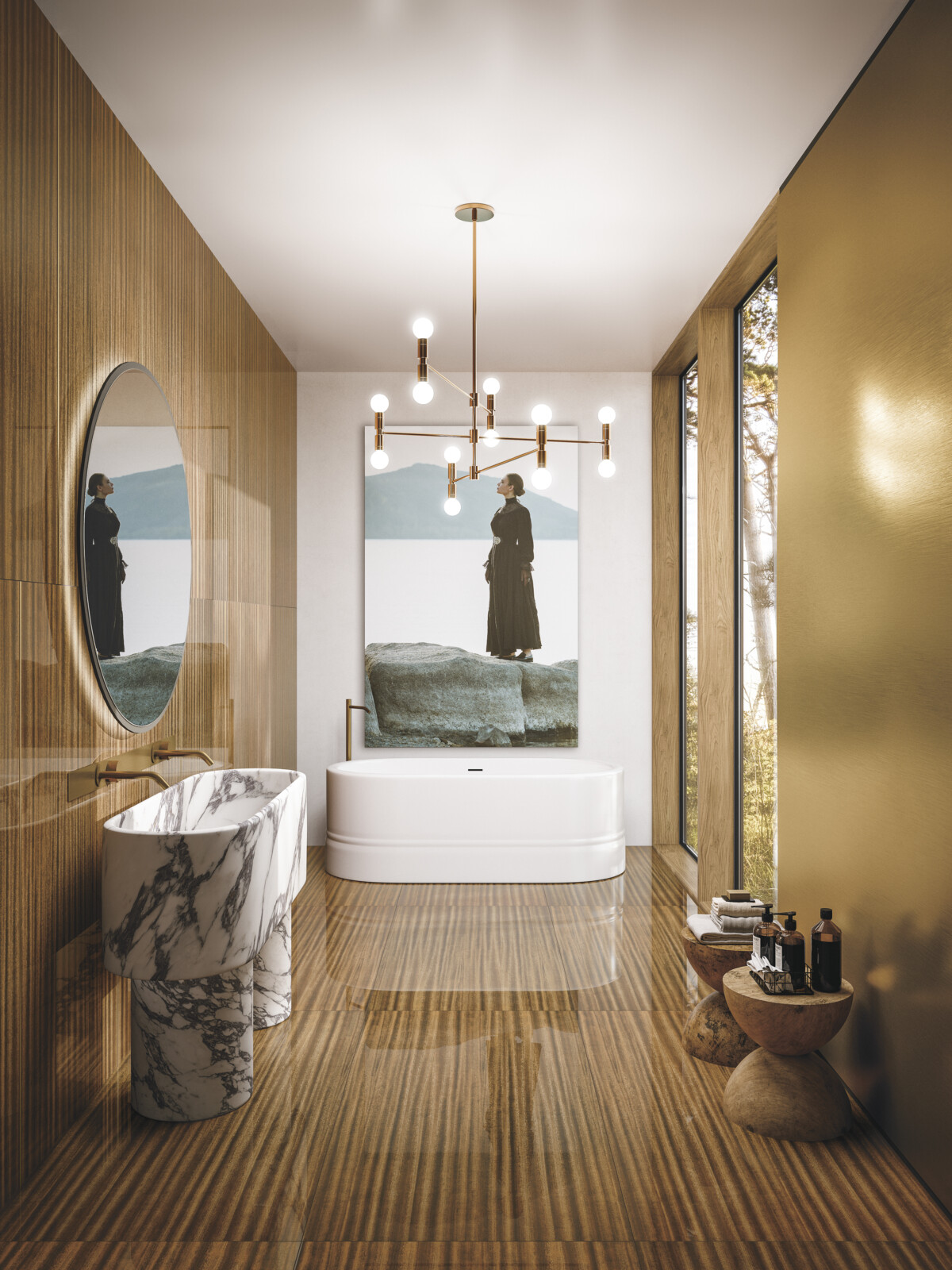 REFIN Canal Grande Noce 75x150 Lucido amb01