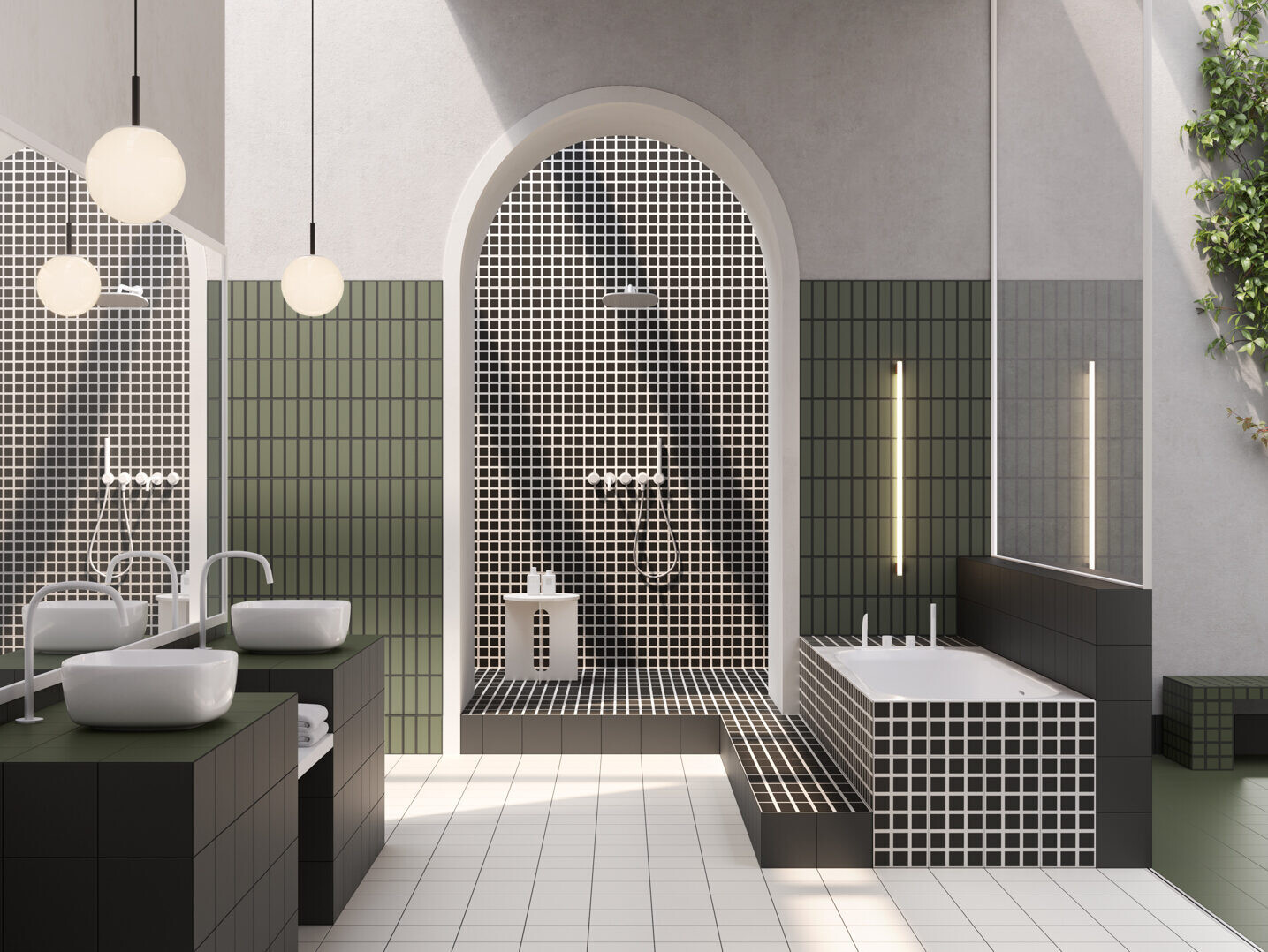 Quintessenza Ceramiche Oltre 01 Bagno