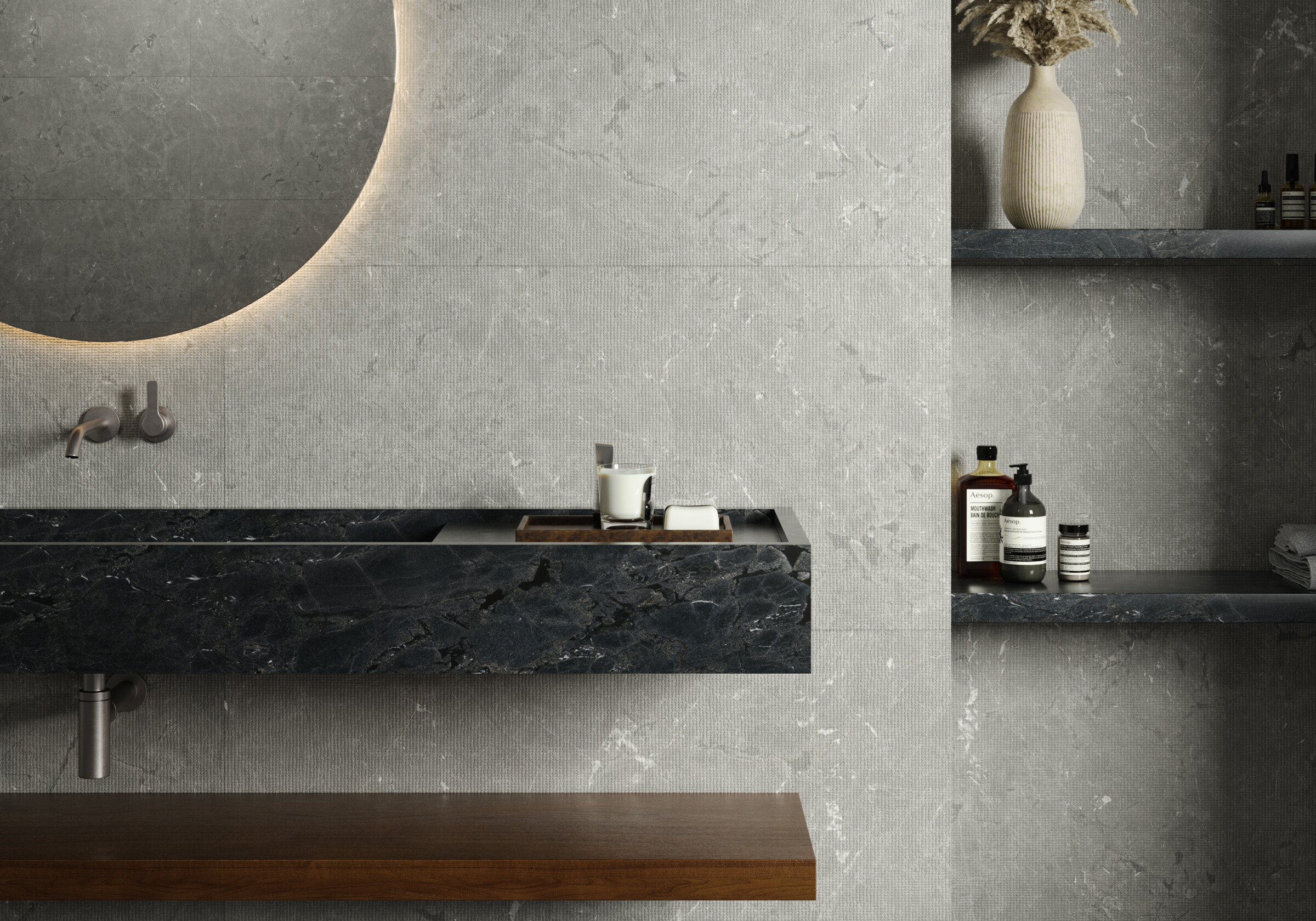 AMB NEEKO DEC GREY 60 X120 NEEKO BLACK AZUVI